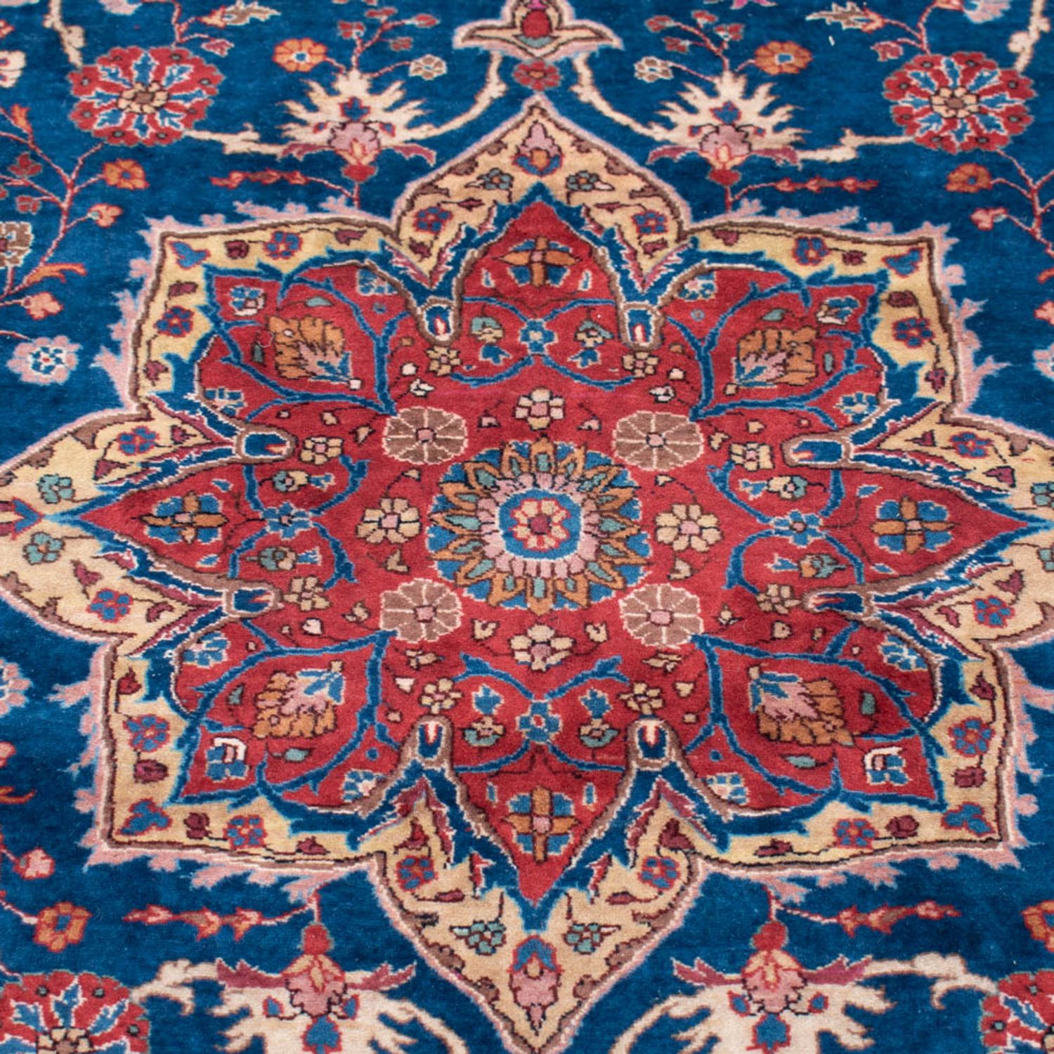 Perserteppich - Täbriz - Premium - 700 x 406 cm - blau