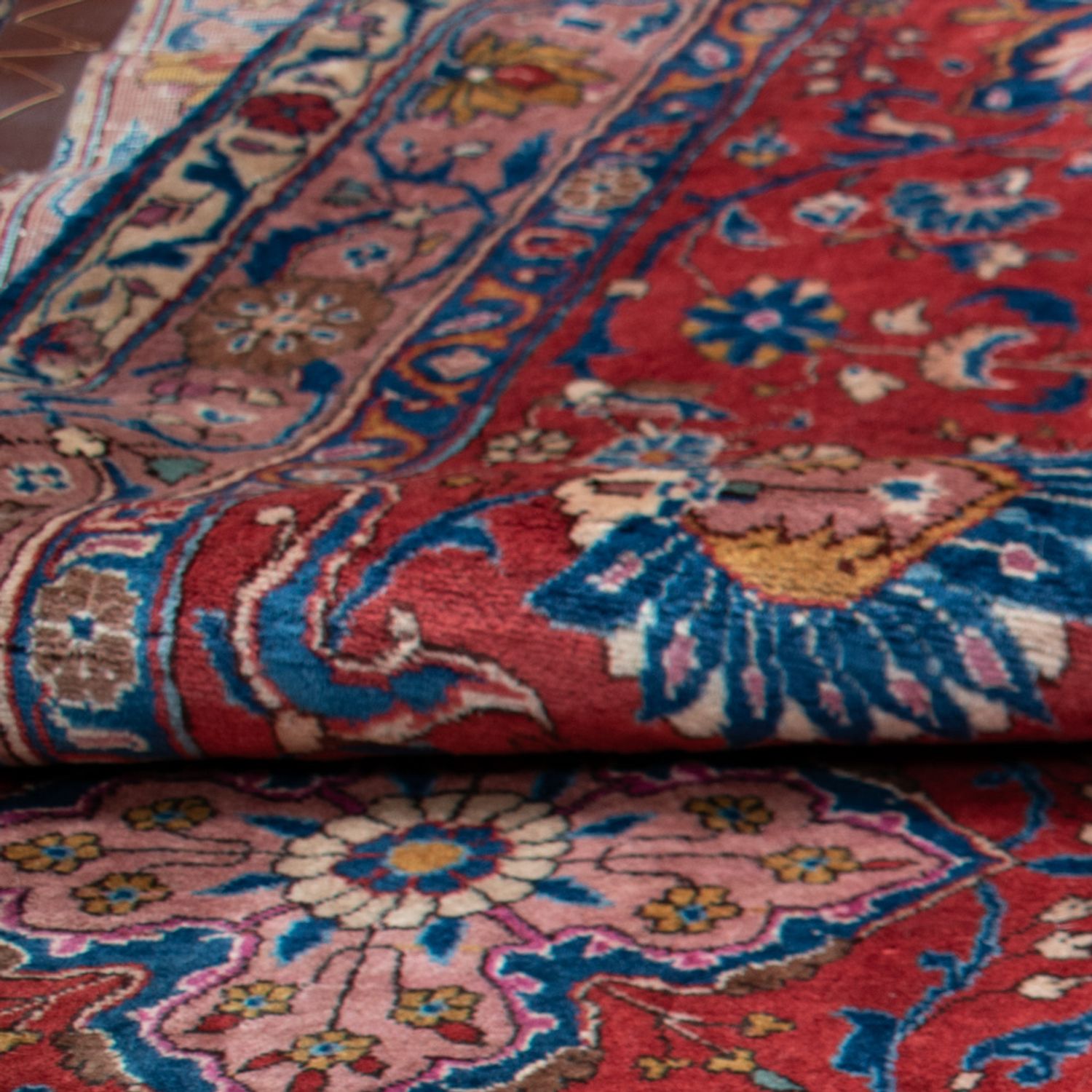 Perserteppich - Täbriz - Premium - 700 x 406 cm - blau