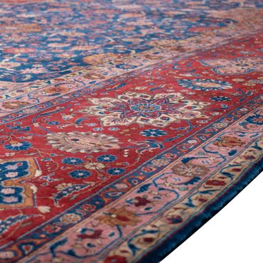 Persisk teppe - Tabriz - Premium - 700 x 406 cm - blå