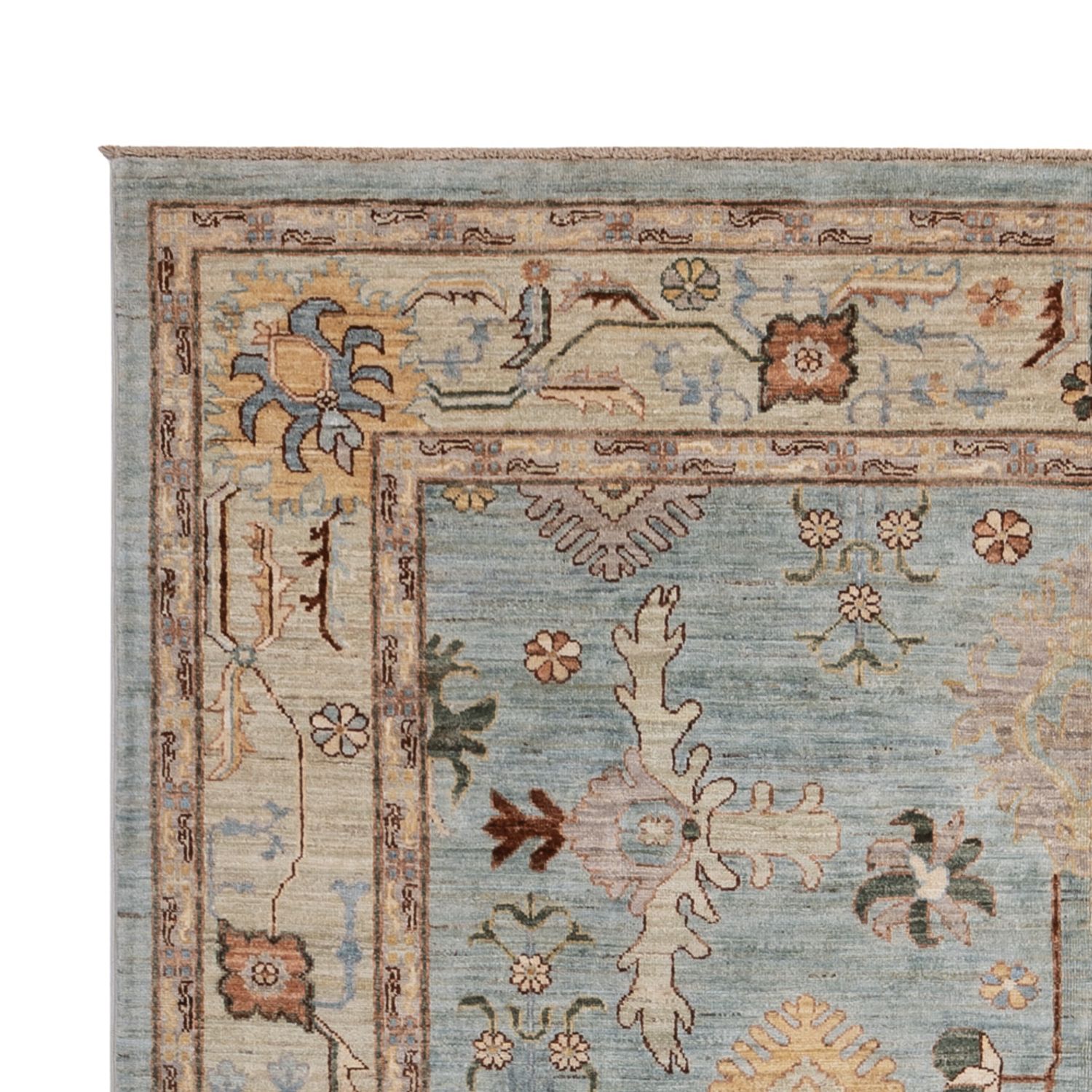 Ziegler Rug - Usak - 296 x 200 cm - light blue