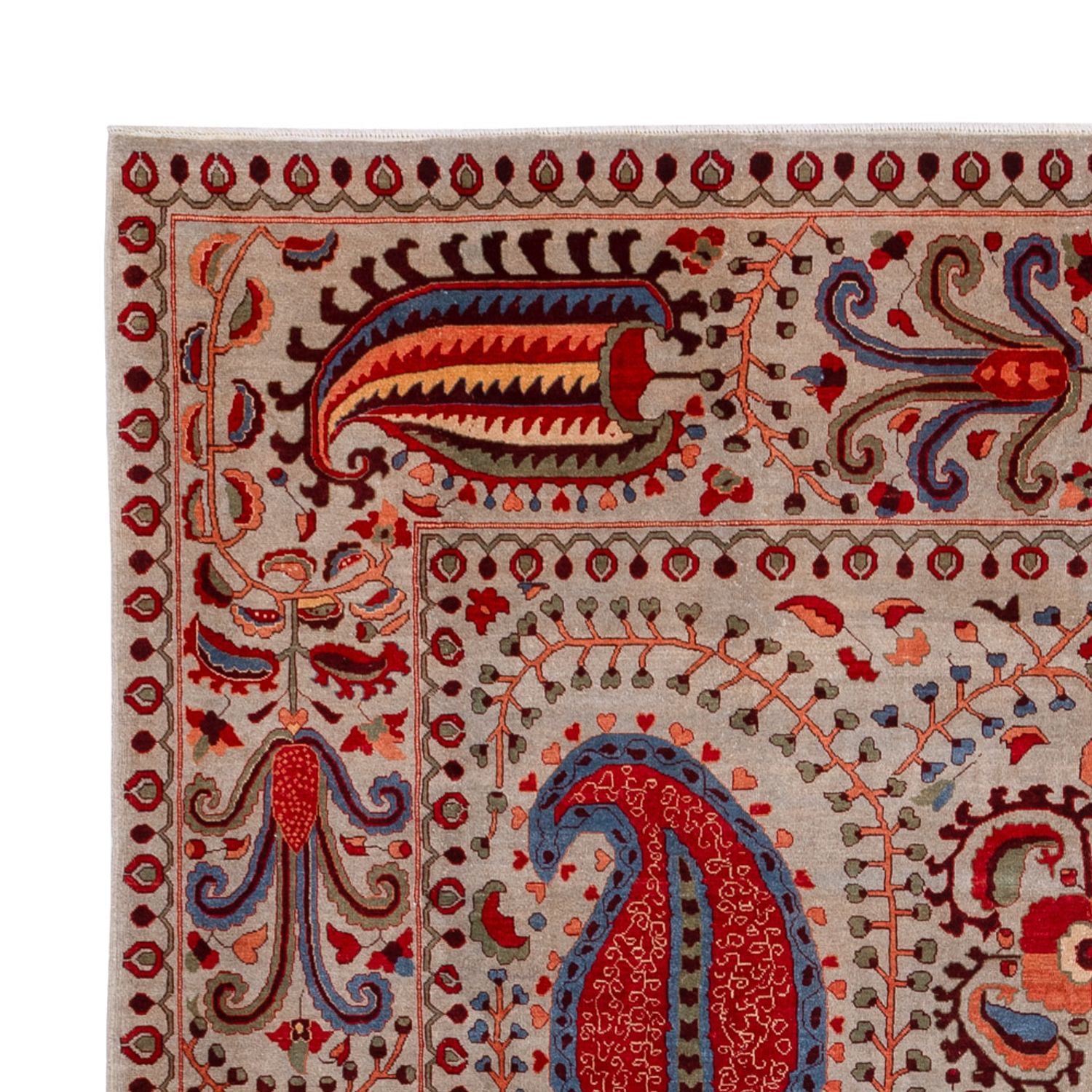 Designový koberec - 380 x 271 cm - červená