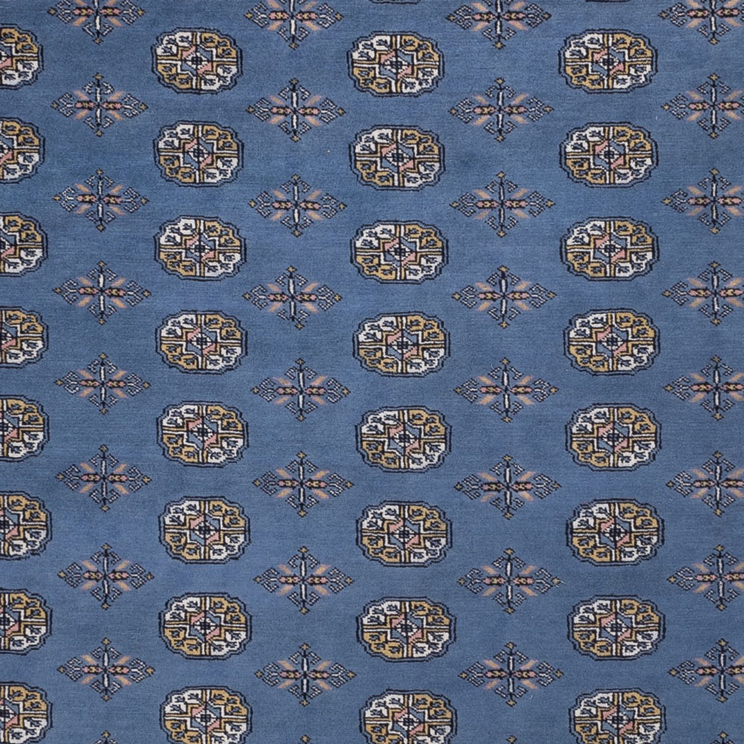 Afghan Teppich - Buchara - 341 x 240 cm - blau