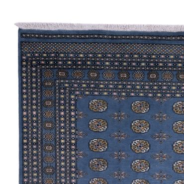 Afghan Teppich - Buchara - 341 x 240 cm - blau