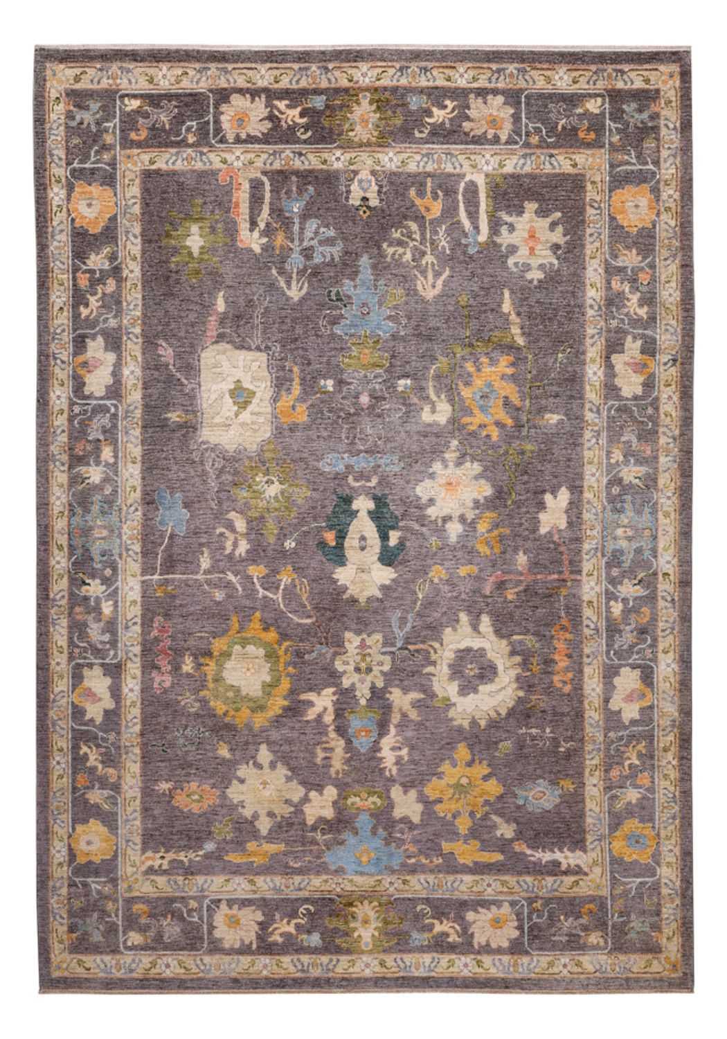 Ziegler Rug - Usak - 378 x 270 cm - dark beige