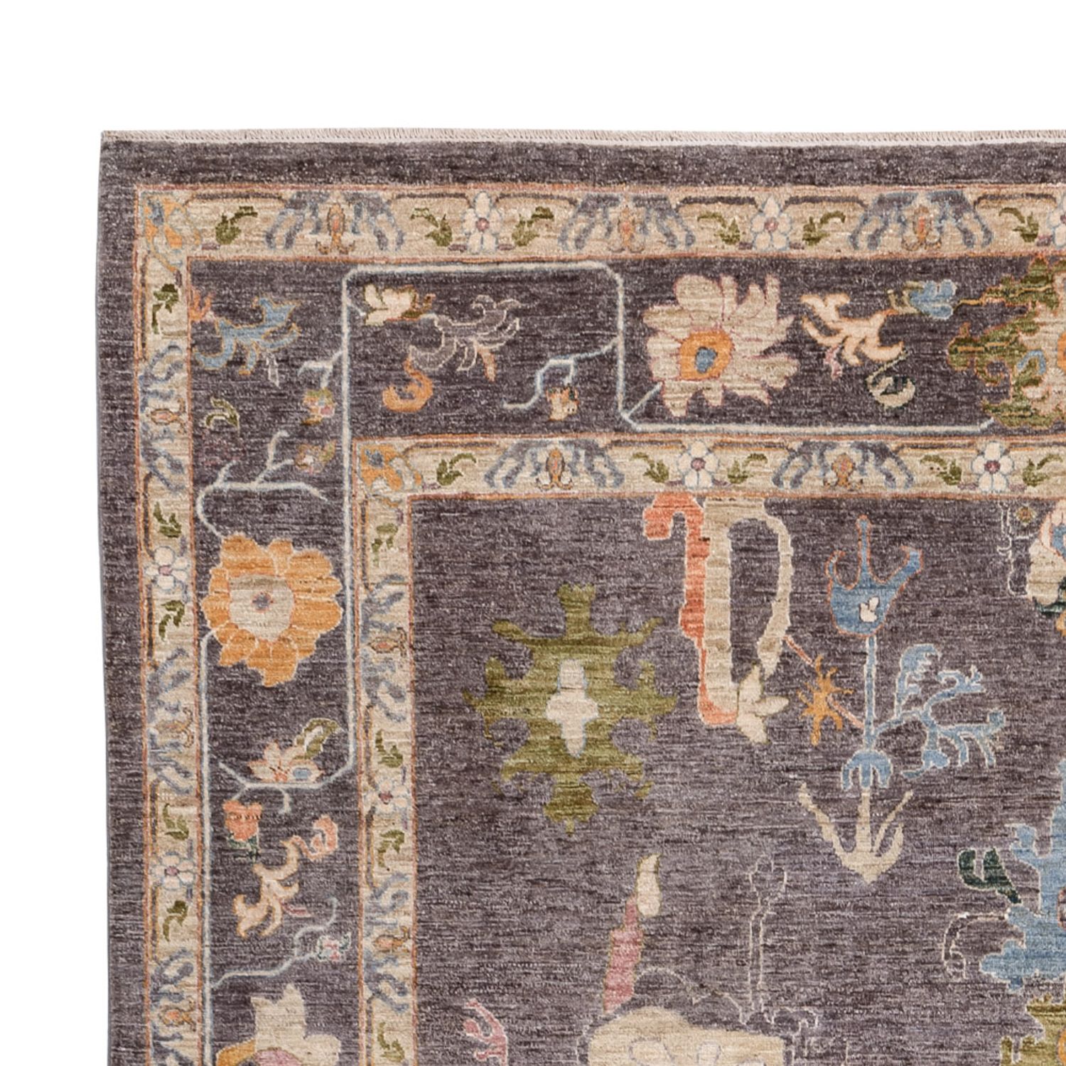 Ziegler Rug - Usak - 378 x 270 cm - dark beige