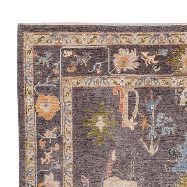 Ziegler Rug - Usak - 378 x 270 cm - dark beige