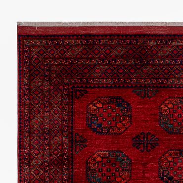 Afghan Rug - 346 x 256 cm - red