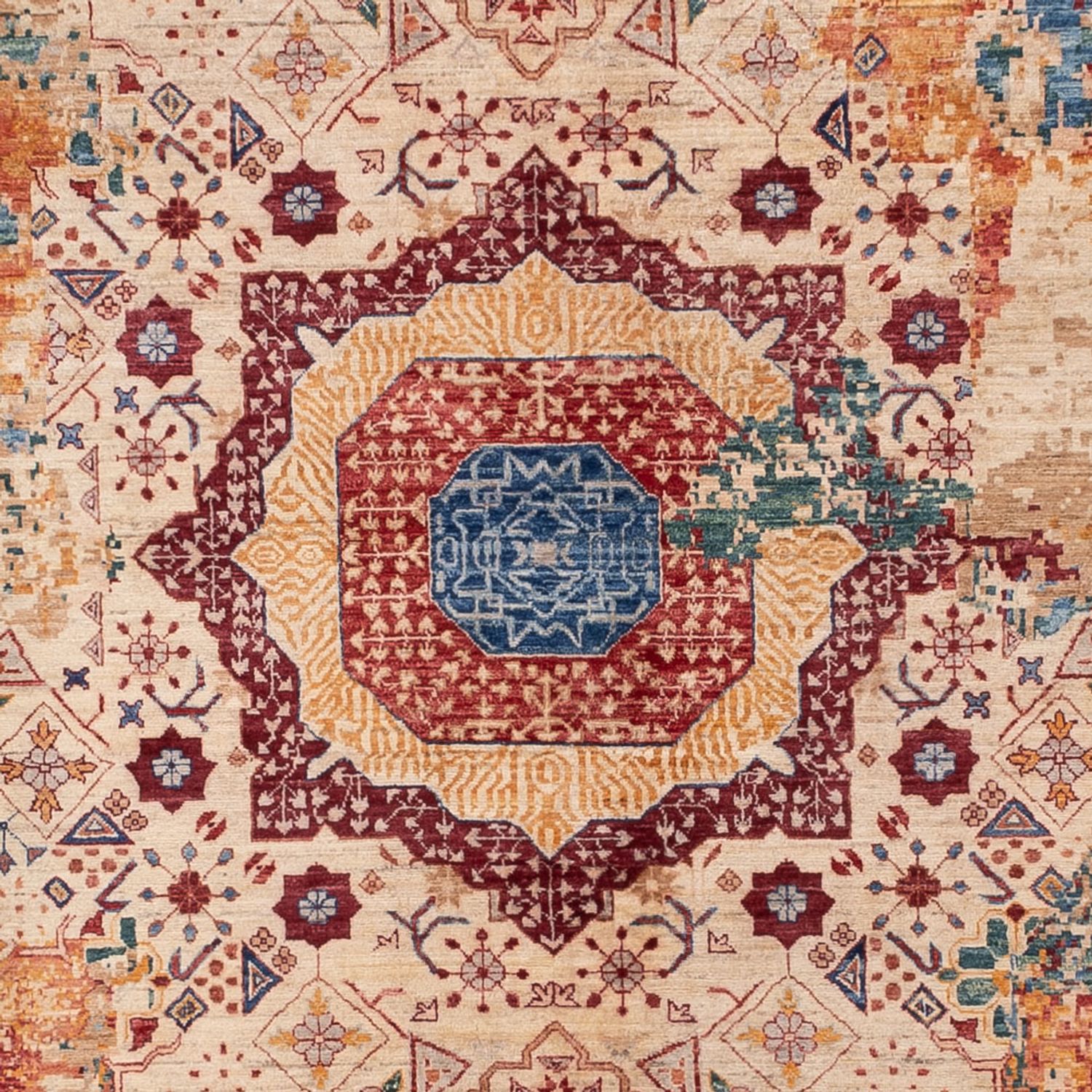 Alfombra de diseño - 335 x 246 cm - multicolor