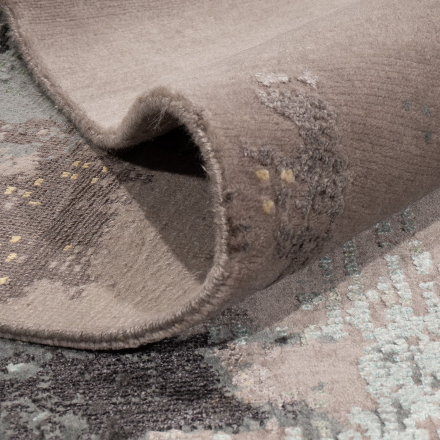 Designer Teppich - 353 x 256 cm - mehrfarbig