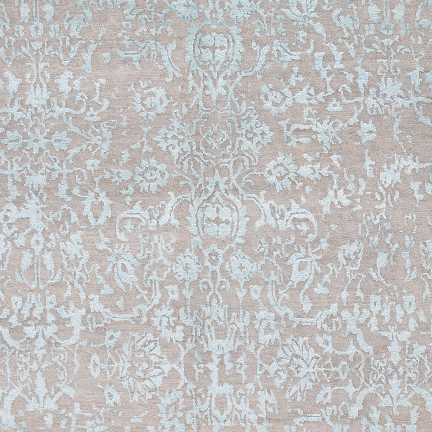 Designer Teppich - 358 x 270 cm - hellblau