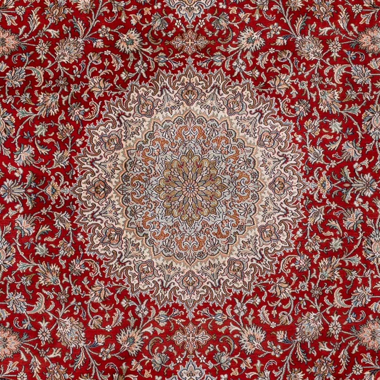 Seidenteppich - Kaschmir Seide - 327 x 244 cm - rot