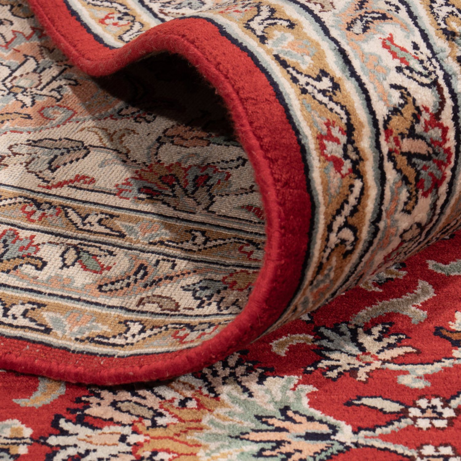 Seidenteppich - Kaschmir Seide - 327 x 244 cm - rot