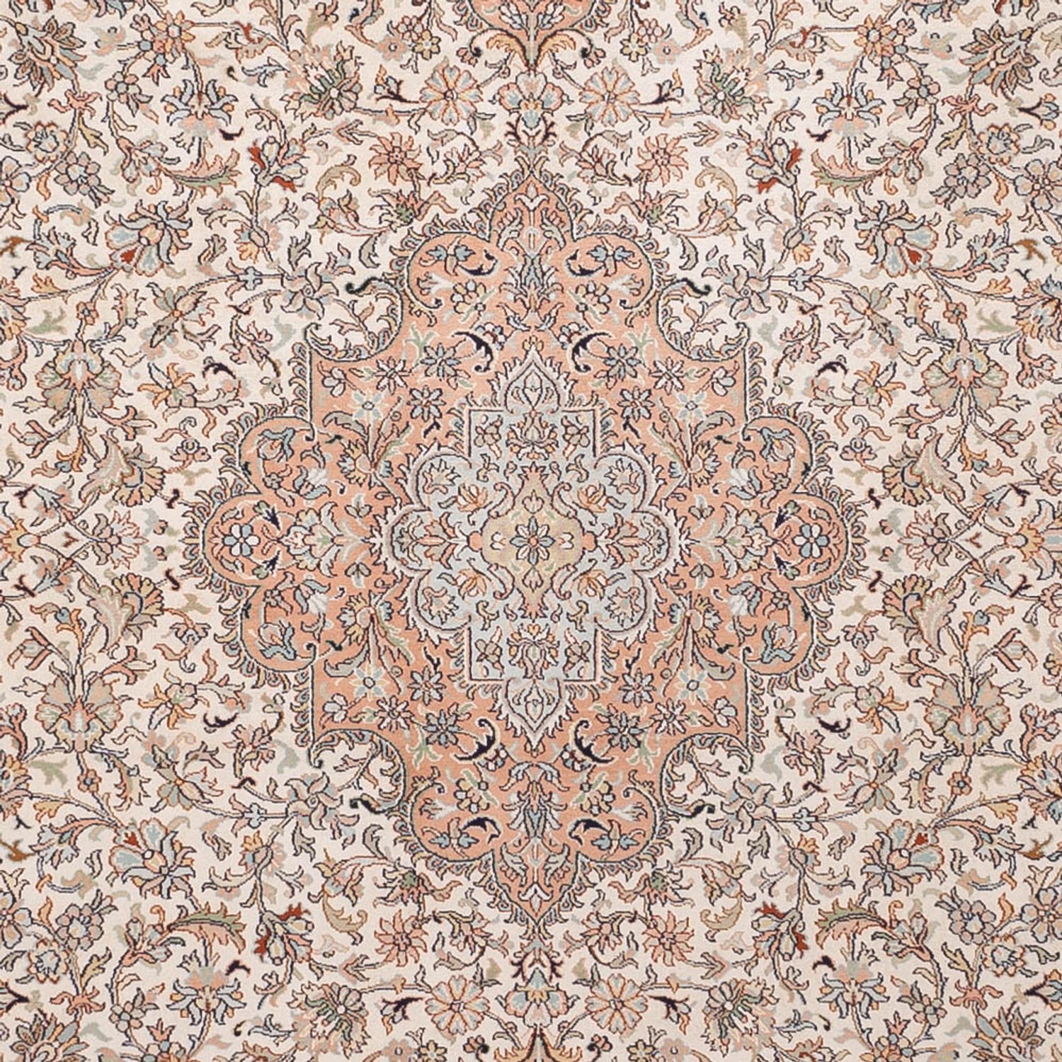 Hedvábný koberec - Kašmírské hedvábí - 329 x 244 cm - béžová