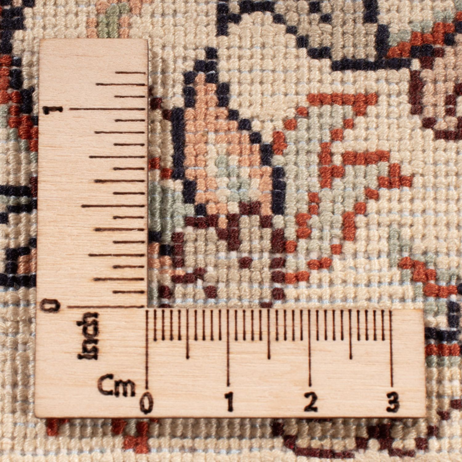 Hedvábný koberec - Kašmírské hedvábí - 329 x 244 cm - béžová