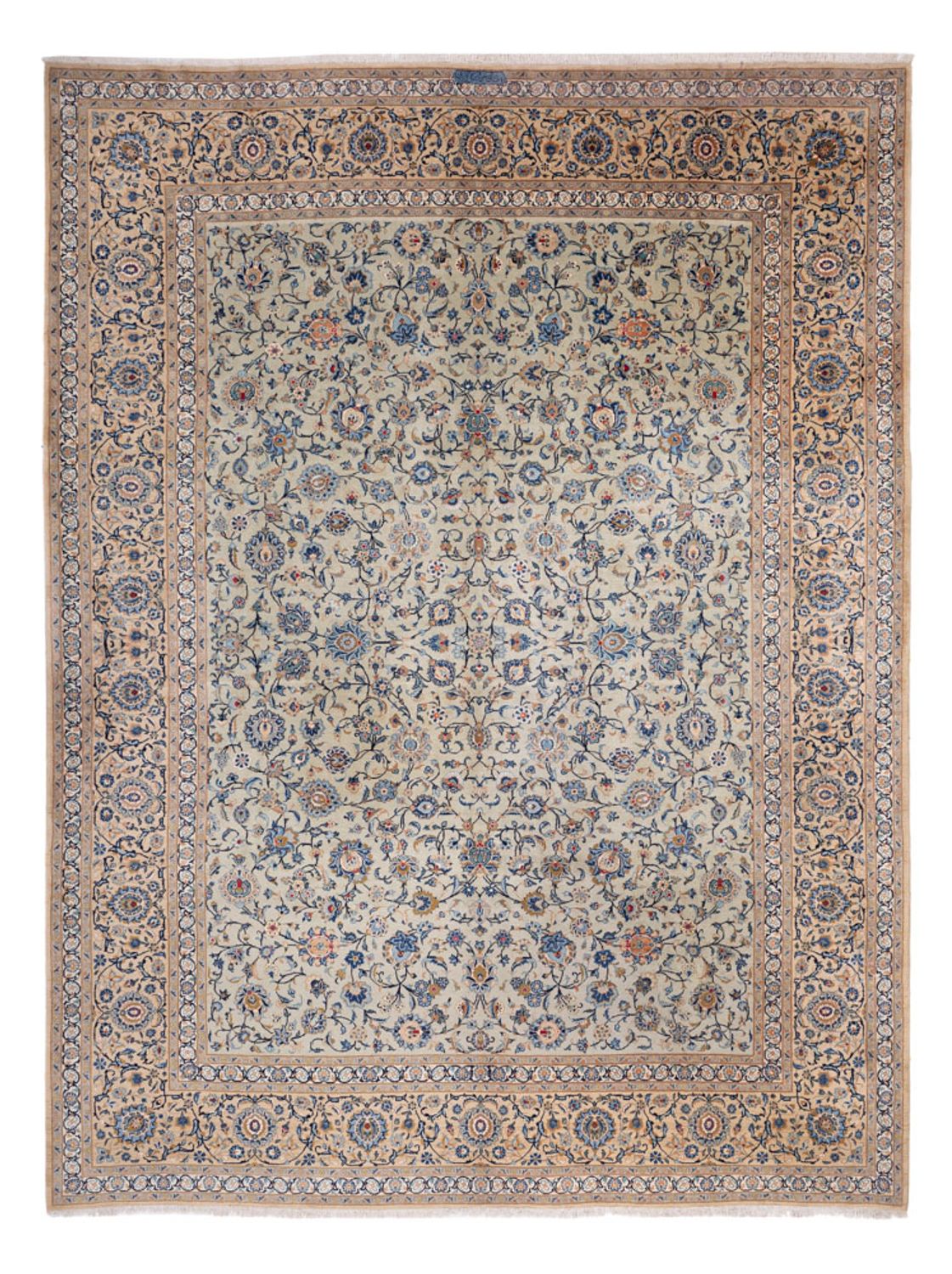 Perserteppich - Keshan - 403 x 303 cm - beige