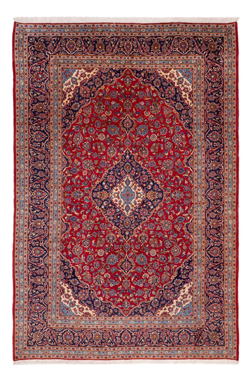 Perserteppich - Keshan - 373 x 252 cm - rot