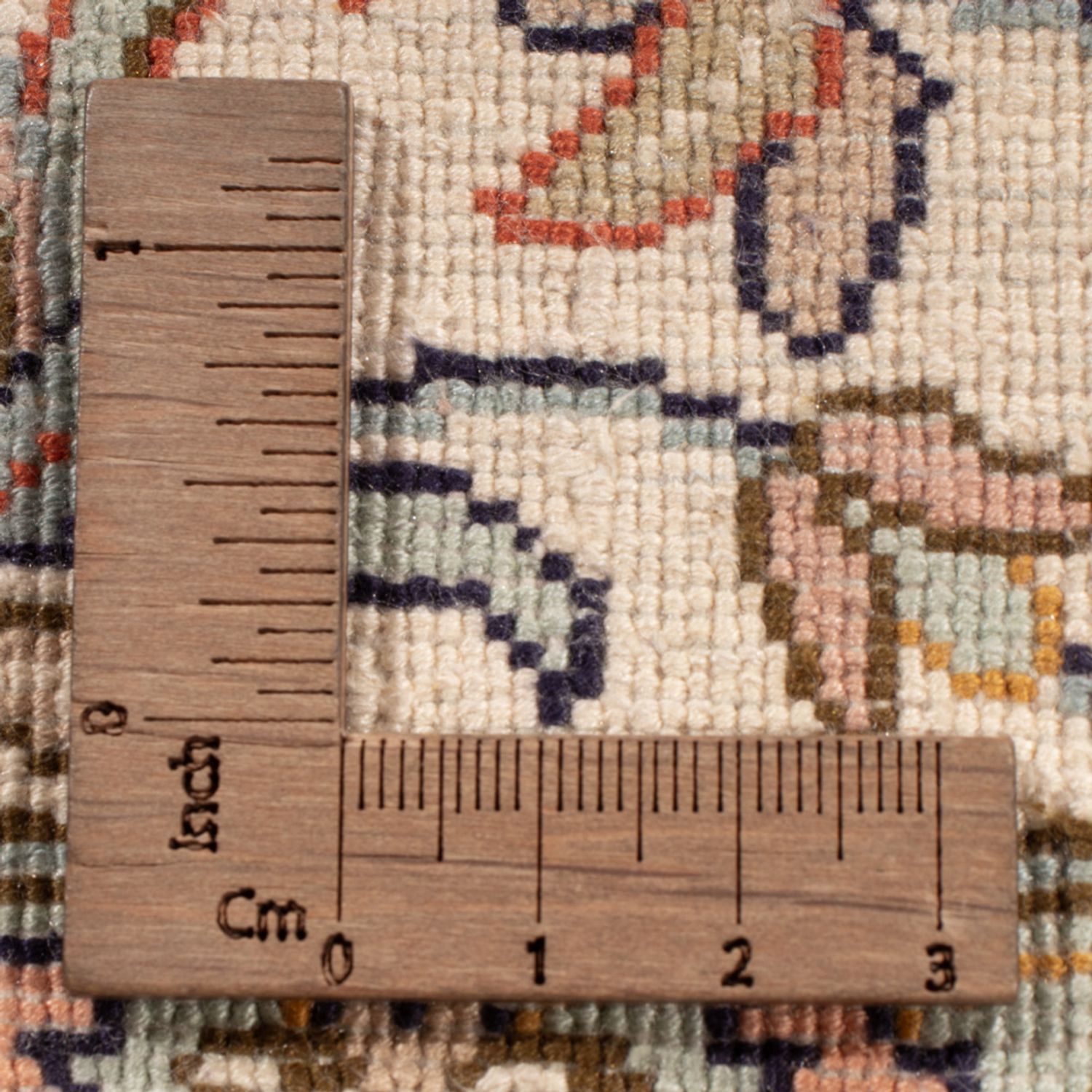 Hedvábný koberec - Kašmírské hedvábí - 320 x 249 cm - béžová