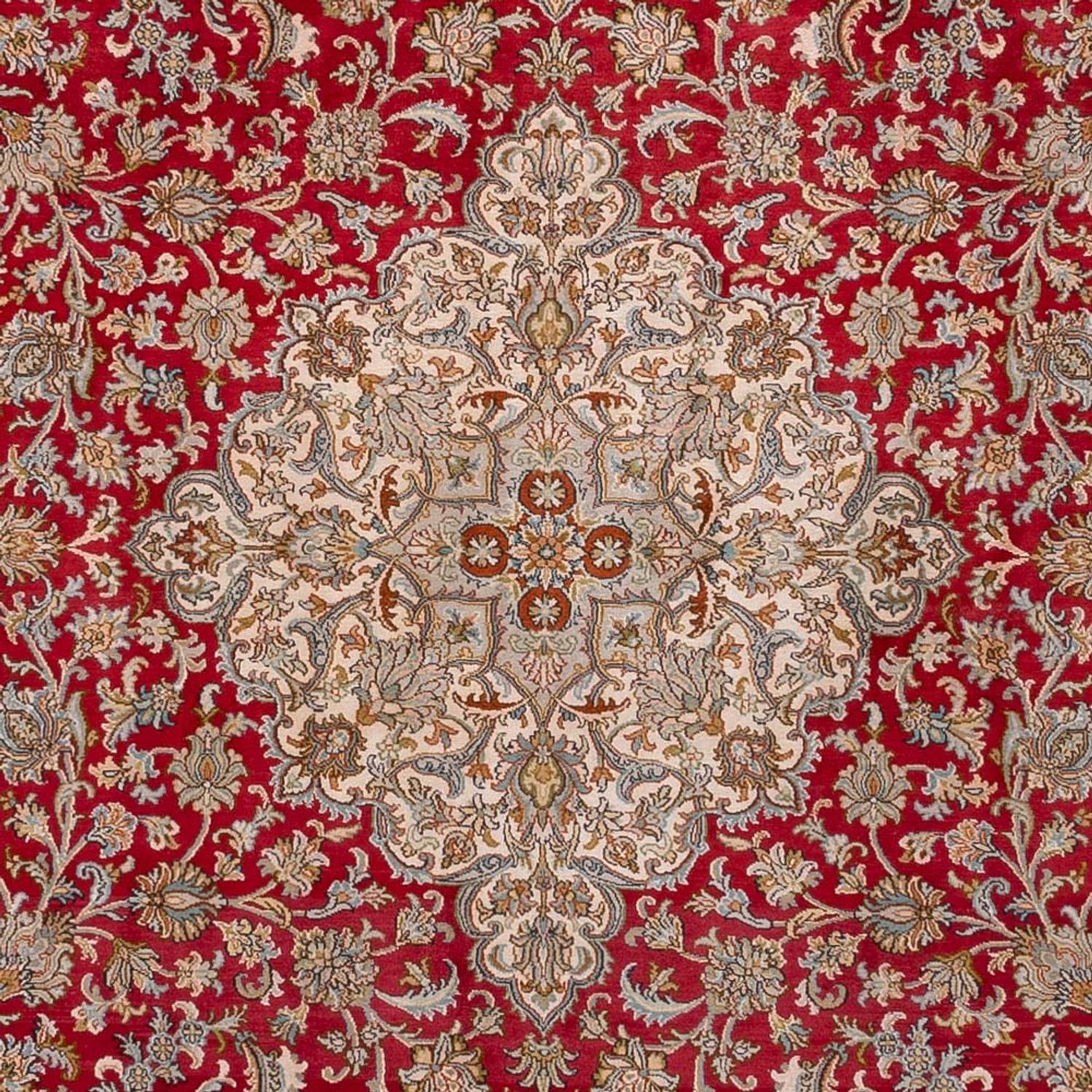 Seidenteppich - Kaschmir Seide - 339 x 244 cm - rot