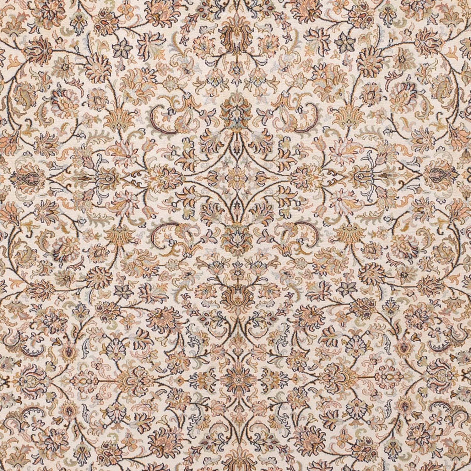 Hedvábný koberec - Kašmírské hedvábí - 356 x 245 cm - béžová