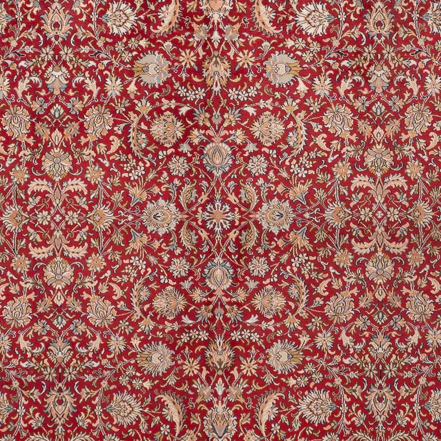 Seidenteppich - Kaschmir Seide - 369 x 279 cm - rot