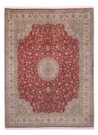 Seidenteppich - Kaschmir Seide - 321 x 245 cm - rot