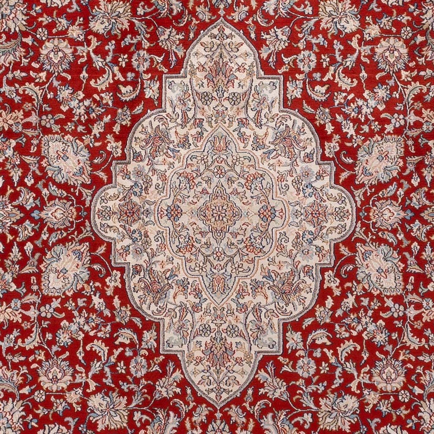 Seidenteppich - Kaschmir Seide - 332 x 245 cm - rot