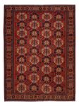 Kelim Teppich - Oriental - Soumak - 348 x 272 cm - dunkelrot