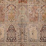 Hedvábný koberec - Kašmírské hedvábí - 324 x 238 cm - béžová