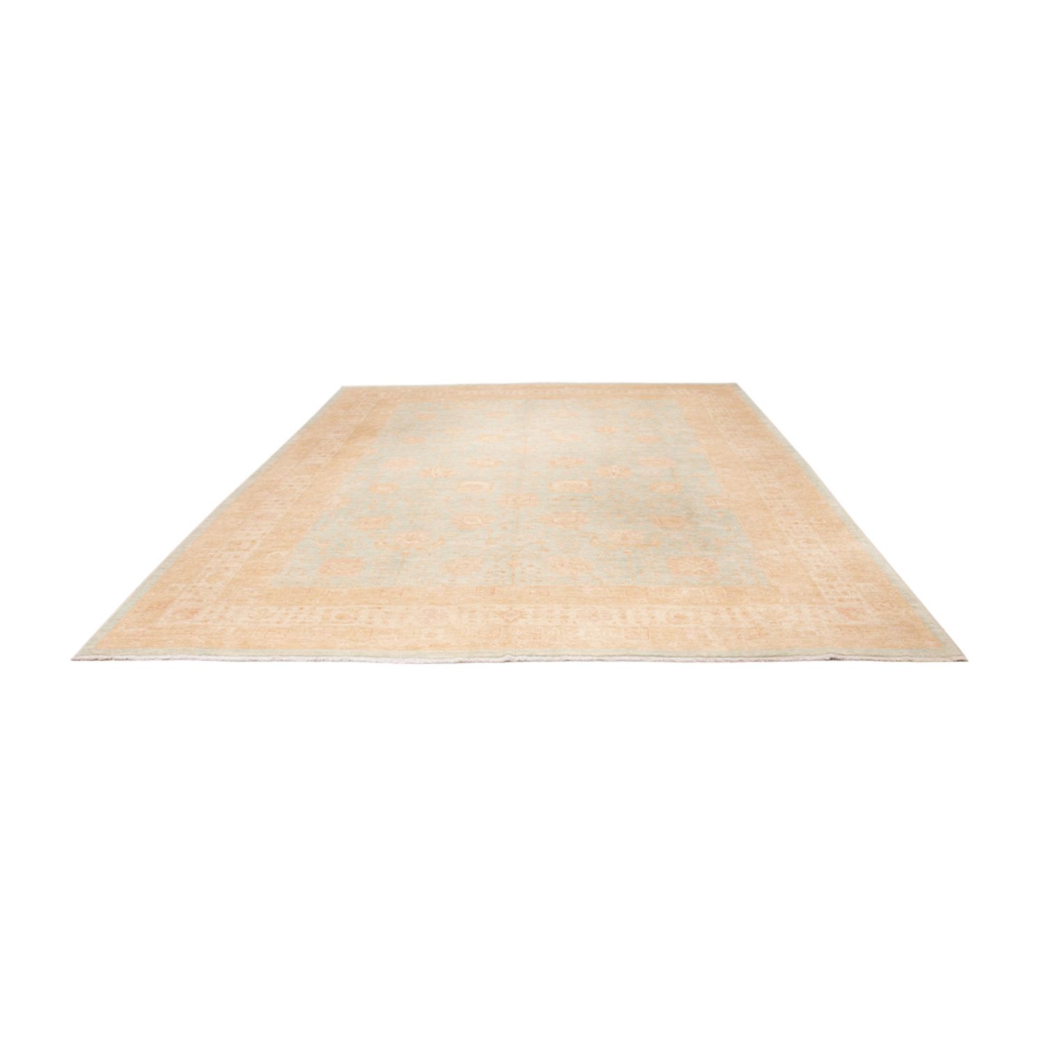 Ziegler Teppich - 394 x 309 cm - hellblau