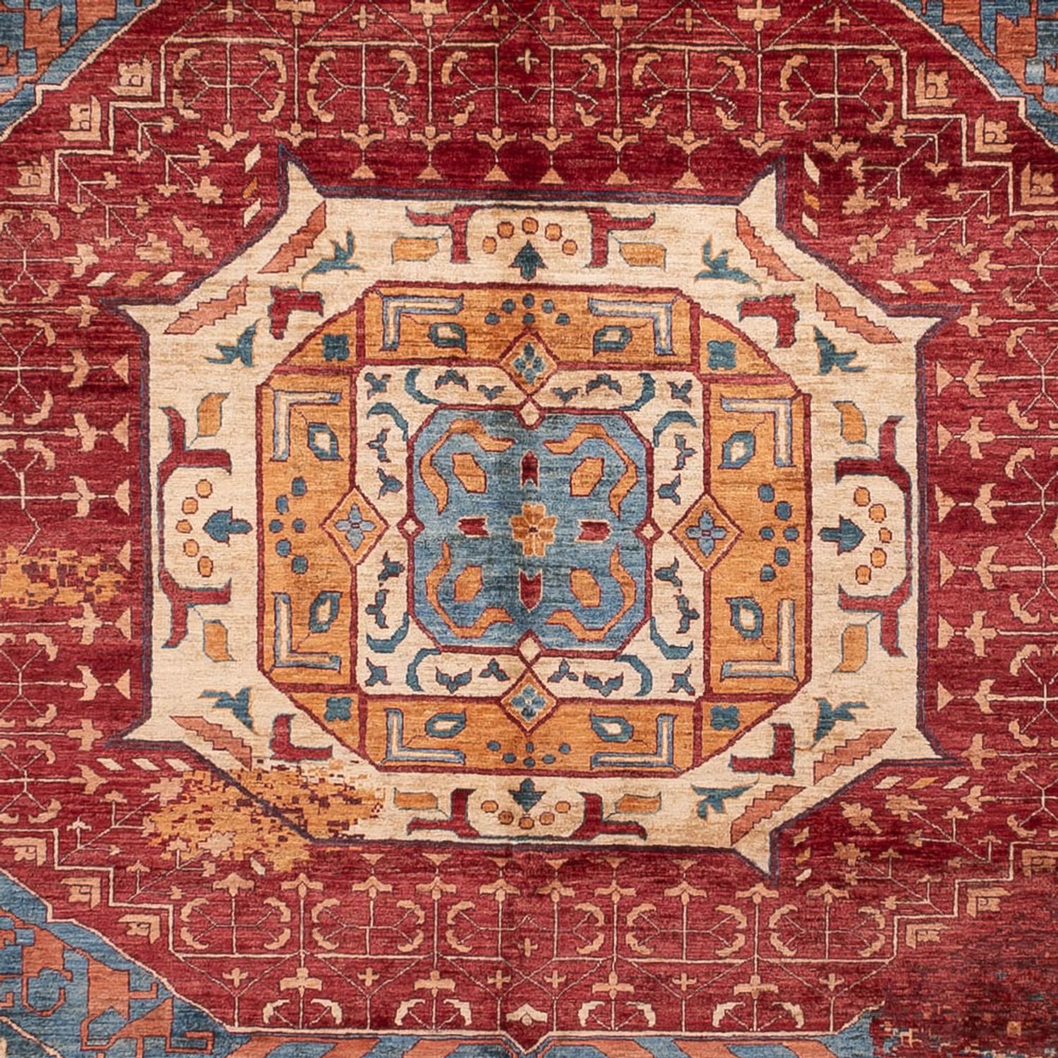 Designer Teppich - 385 x 304 cm - mehrfarbig