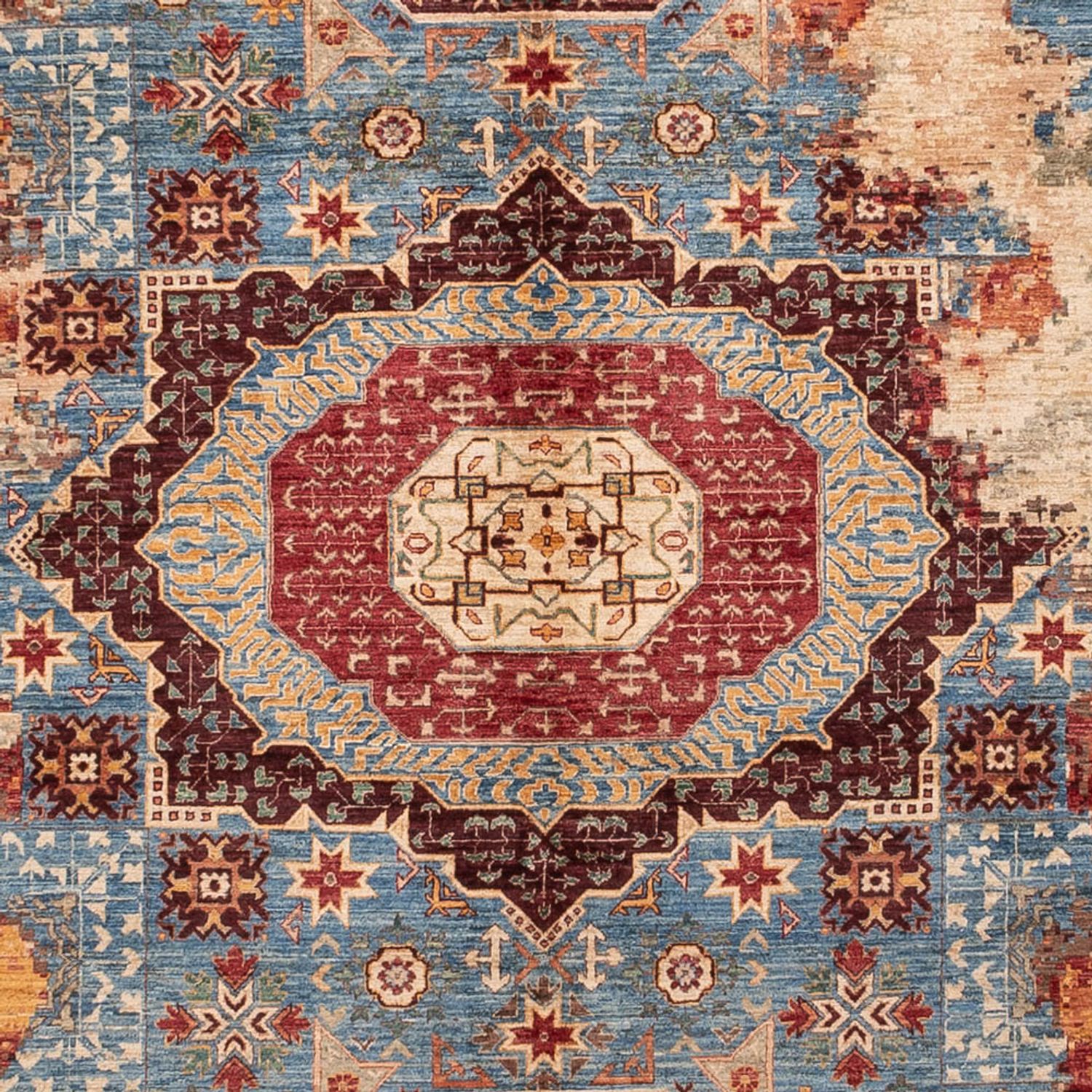 Designer Teppich - 386 x 294 cm - mehrfarbig