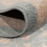 Ziegler Teppich quadratisch  - 297 x 298 cm - hellblau