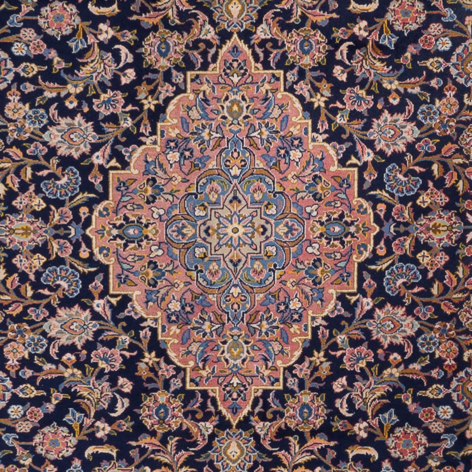 Perserteppich - Keshan - 355 x 264 cm - dunkelbeige