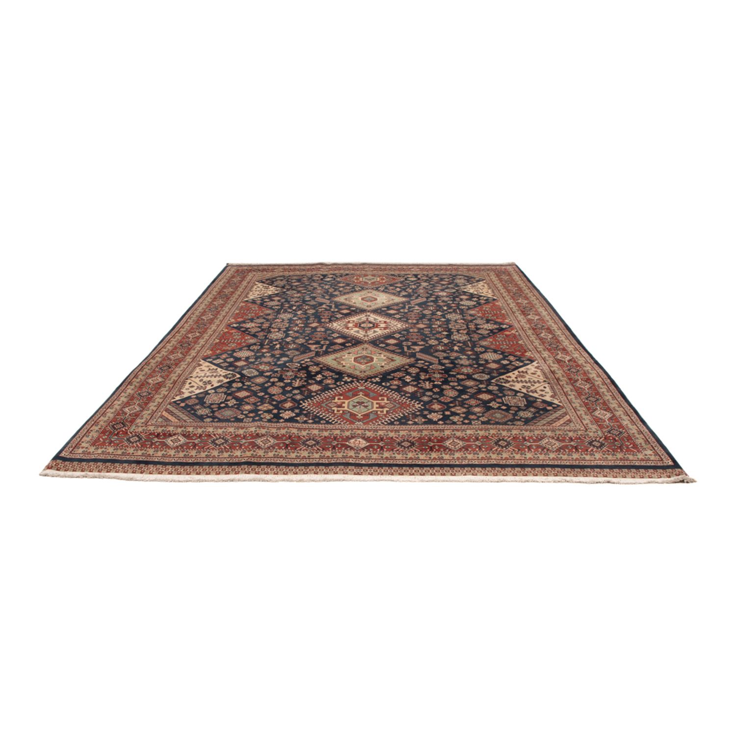 Perserteppich - Nomadic - 318 x 238 cm - dunkelblau