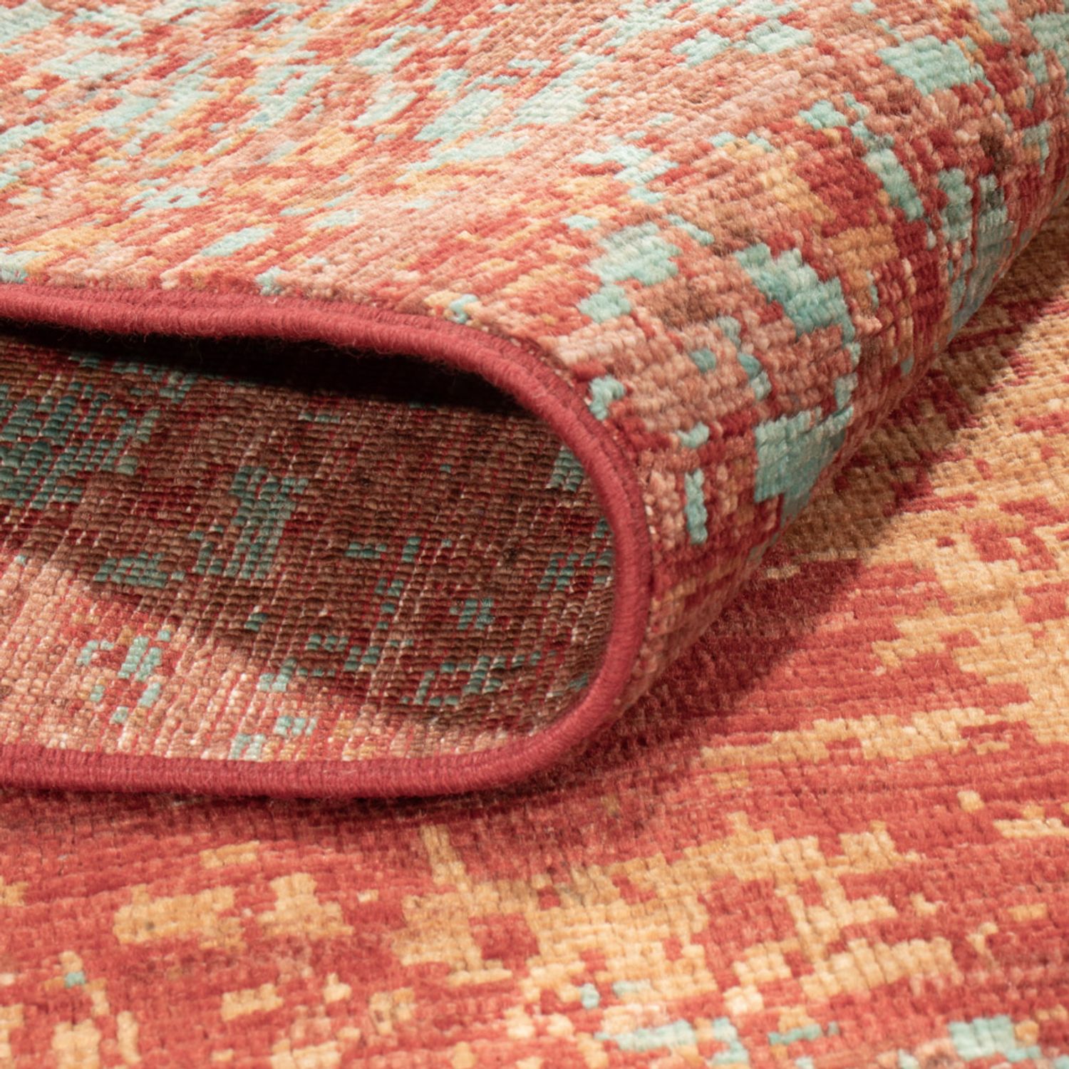 Designer teppe - 201 x 155 cm - flerfarget