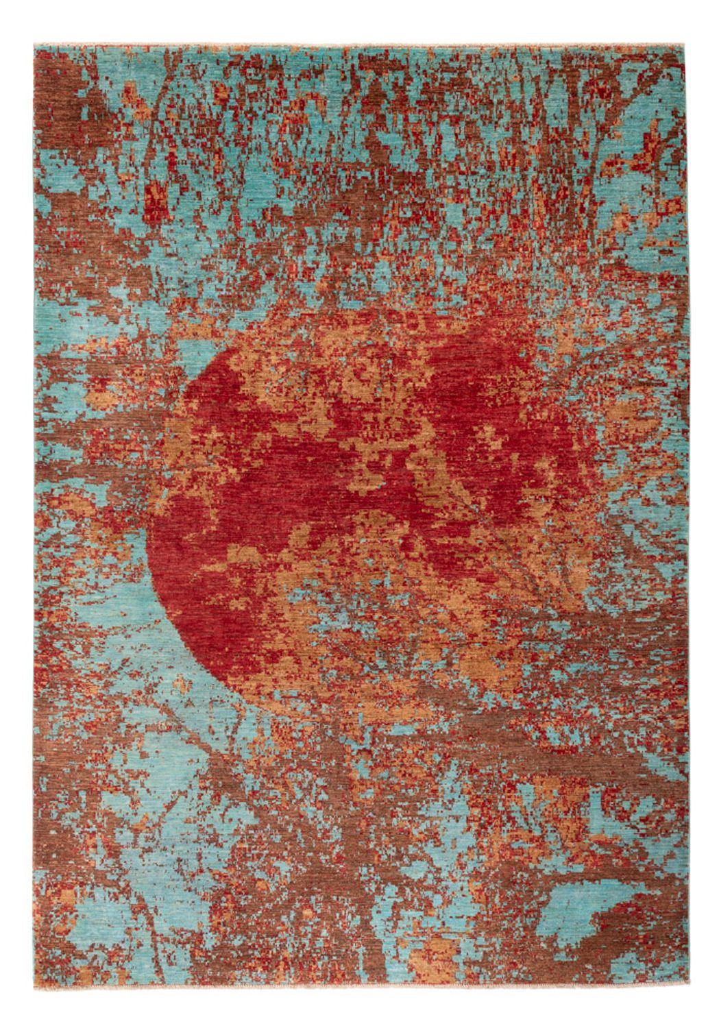 Designer Teppich - 296 x 207 cm - mehrfarbig