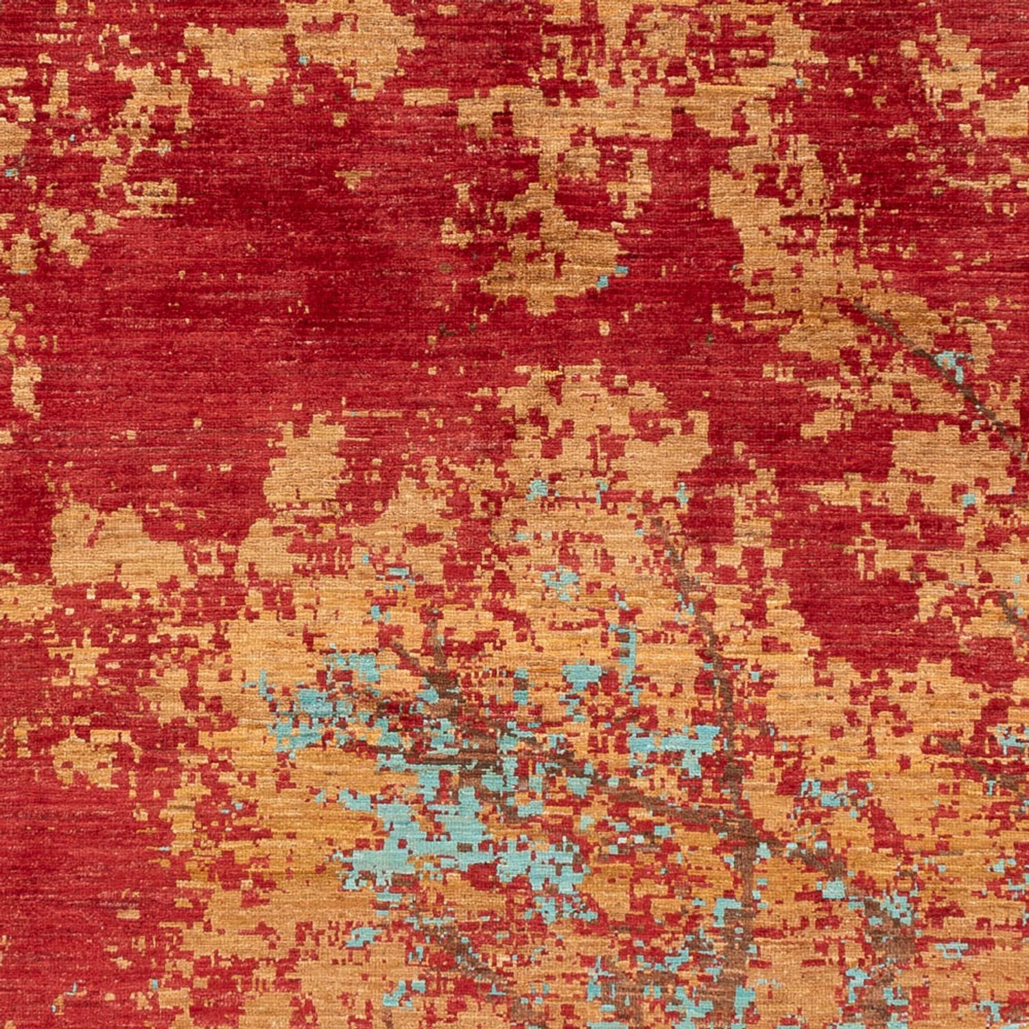 Designer Teppich - 301 x 210 cm - mehrfarbig