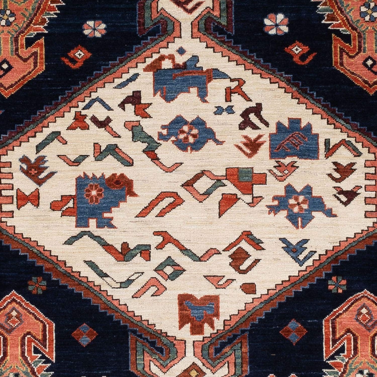 Ziegler Rug - Kazak - 328 x 247 cm - dark blue
