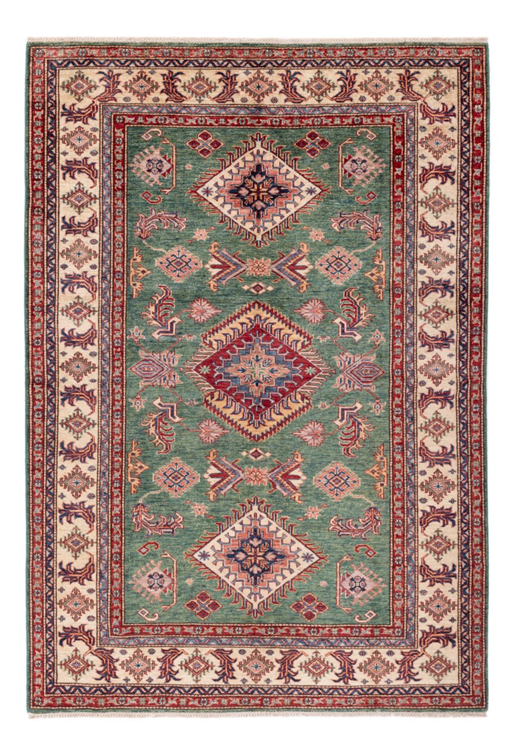Ziegler Teppich - Kazak - 238 x 169 cm - grün