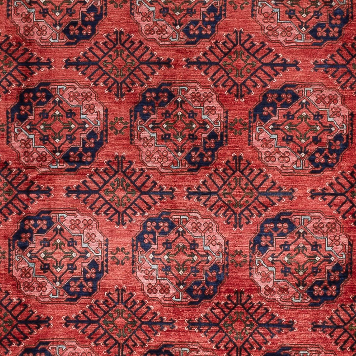 Afghan Teppich - Buchara - 404 x 351 cm - rot