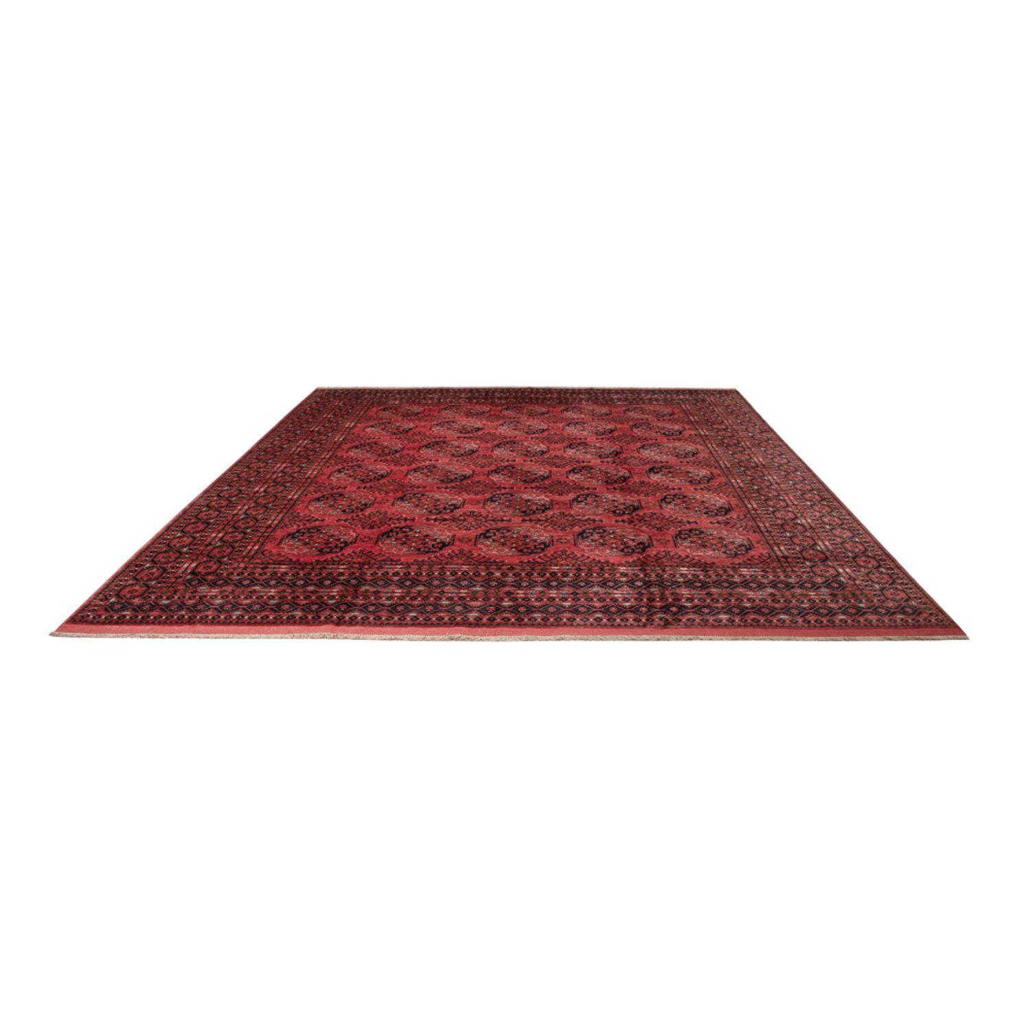 Afghan Teppich - Buchara - 404 x 351 cm - rot