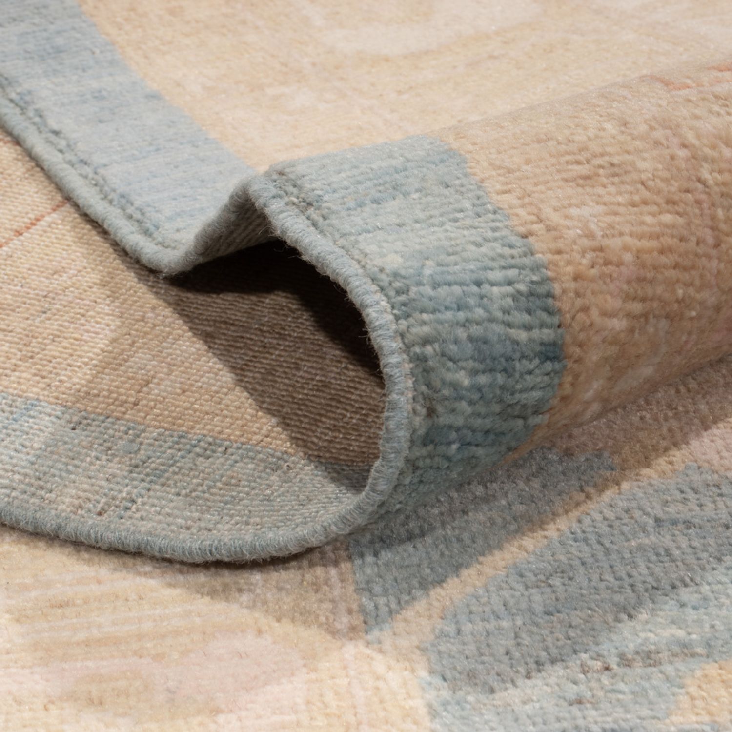 Ziegler Teppich - 441 x 306 cm - hellblau