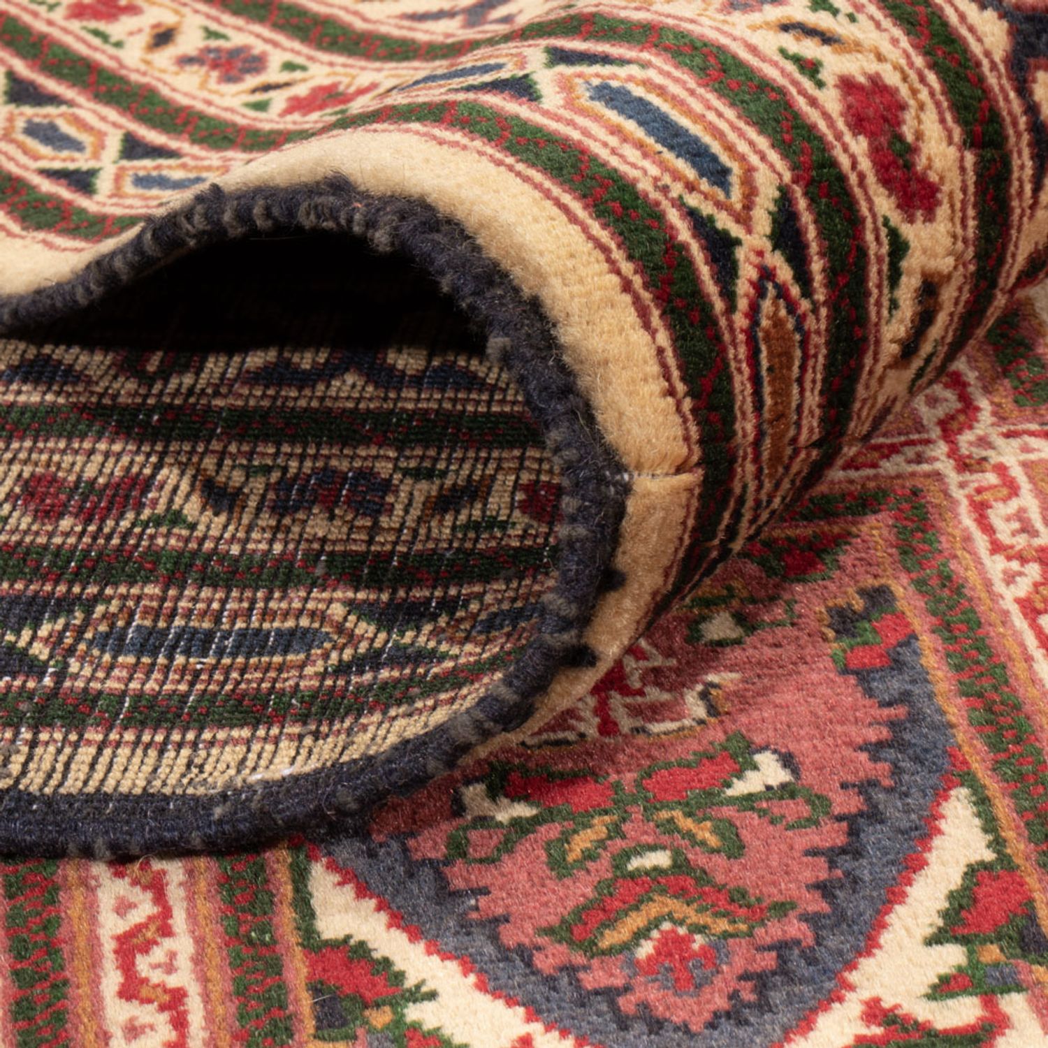 Afghan Rug - 339 x 240 cm - dark beige