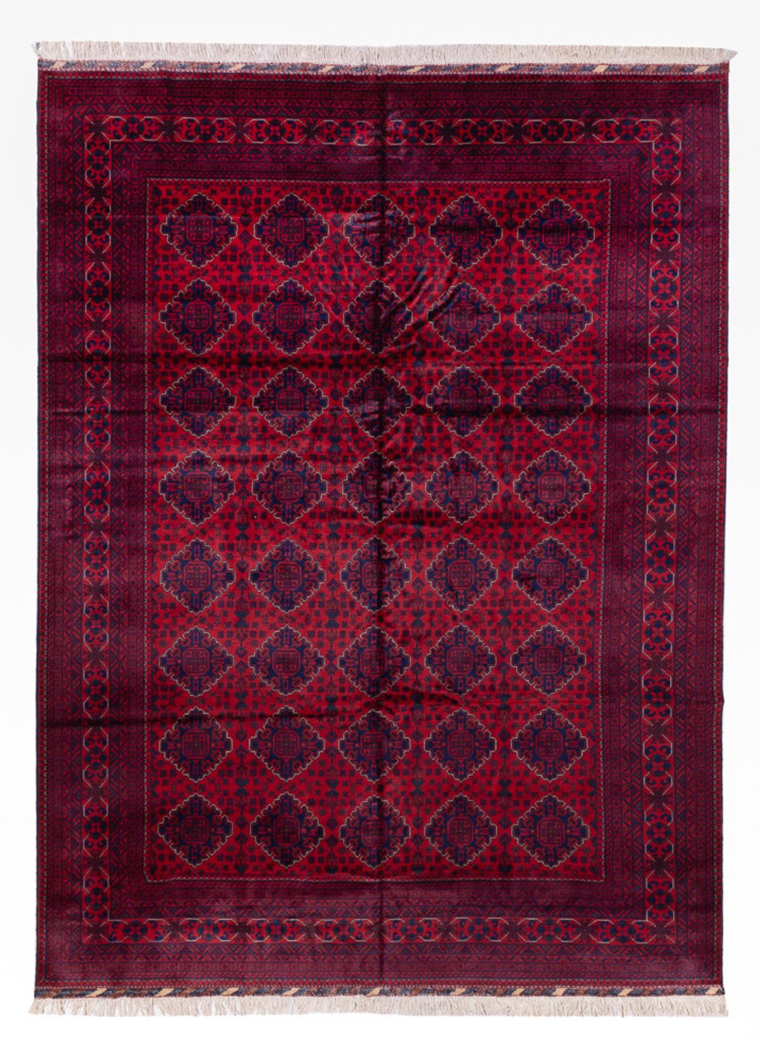 Afghan Rug - 346 x 241 cm - red