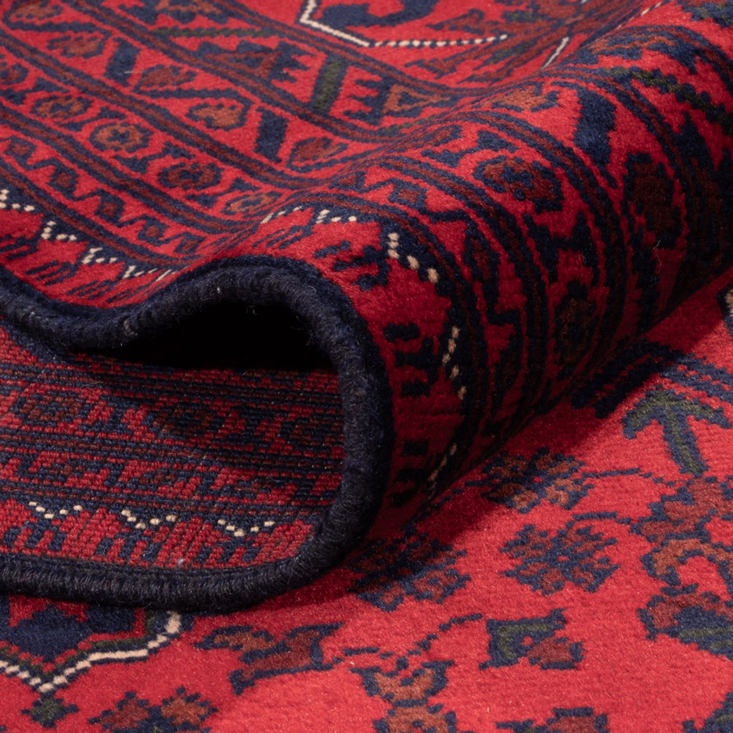 Afghan Rug - 346 x 241 cm - red