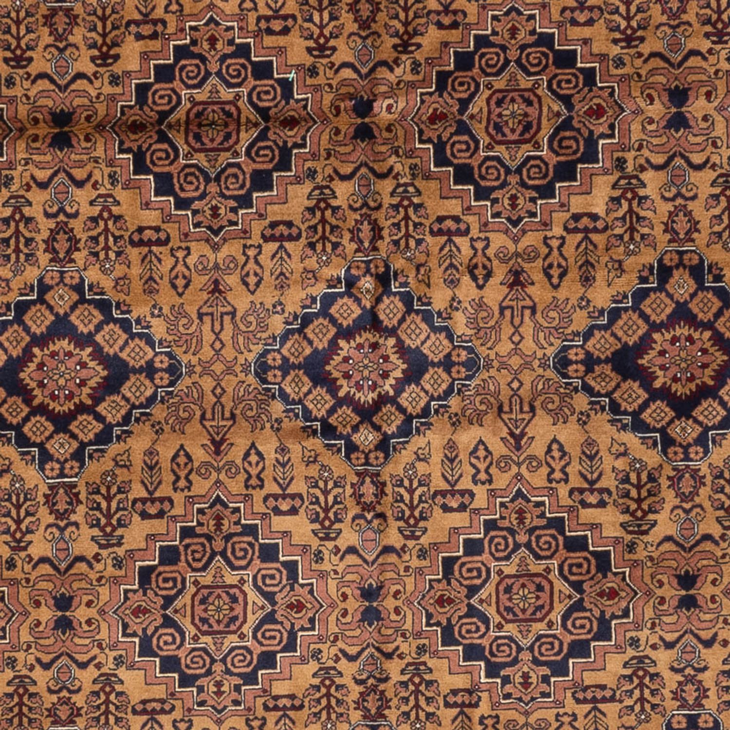 Afghaans tapijt - Bukhara - 344 x 246 cm - donker beige