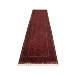 Runner Afghan Rug - 384 x 84 cm - red