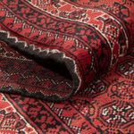 Runner Afghan Rug - Bukhara - 376 x 75 cm - red