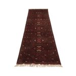 Runner Afghan Rug - 295 x 79 cm - red