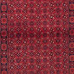 Runner Afghan Rug - Bukhara - 332 x 76 cm - red